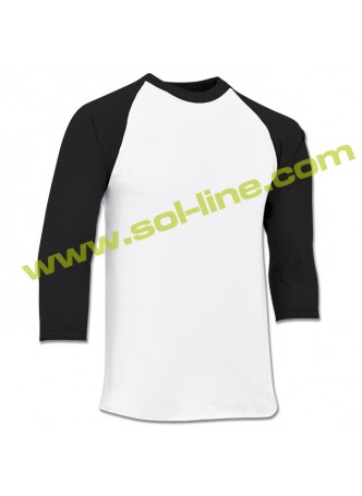 Cotton Base Ball 3.4Sleeve T-Shirts